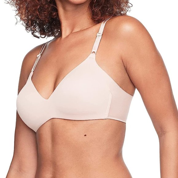 Warner’s No Side Effects Wireless T-shirt Bra 36B - Merlot NWOT - Picture 5 of 6